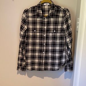 Paige Brand plaid button down
